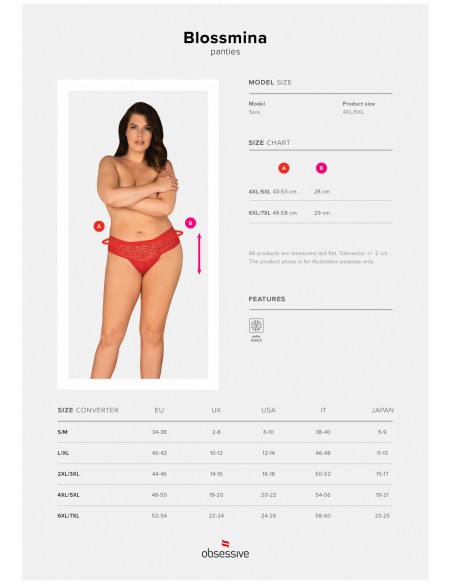 Bielizna-Blossmina figi  4XL/5XL - Figi - 3