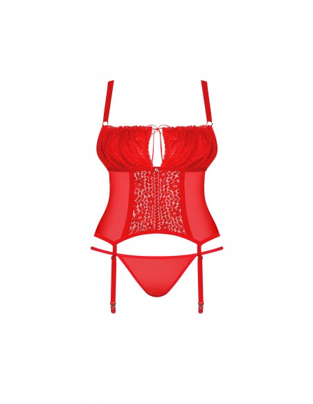 Bielizna-Blossmina gorset i stringi  4XL/5XL - Komplety bielizny erotycznej - 5