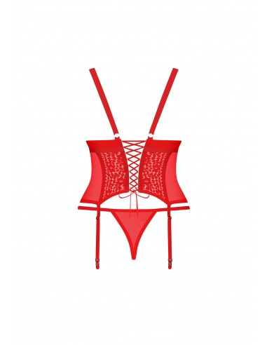 Bielizna-Blossmina gorset i stringi  4XL/5XL - Komplety bielizny erotycznej - 6