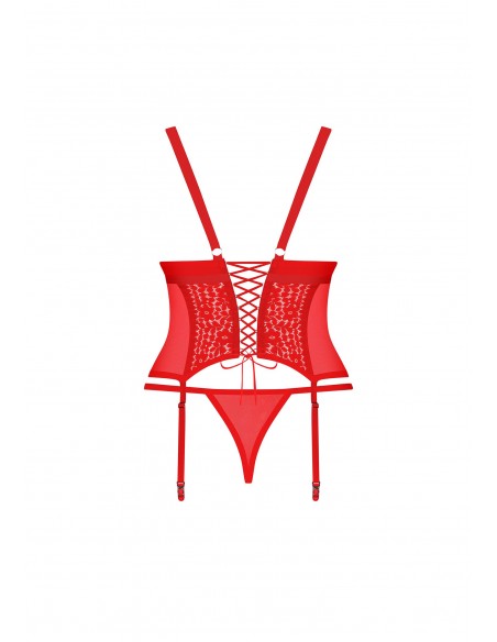Bielizna-Blossmina gorset i stringi  4XL/5XL - Komplety bielizny erotycznej - 6