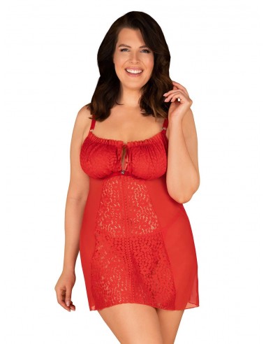 Bielizna-Blossmina koszulka i stringi  4XL/5XL - Koszule nocne - 1