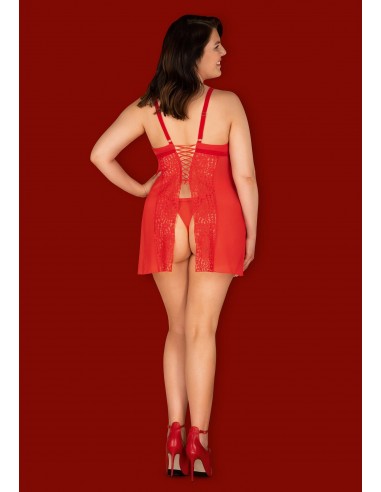 Bielizna-Blossmina koszulka i stringi  4XL/5XL - Koszule nocne - 4