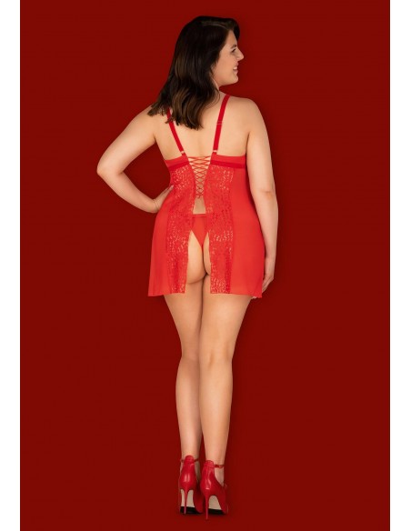 Bielizna-Blossmina koszulka i stringi  4XL/5XL - Koszule nocne - 4