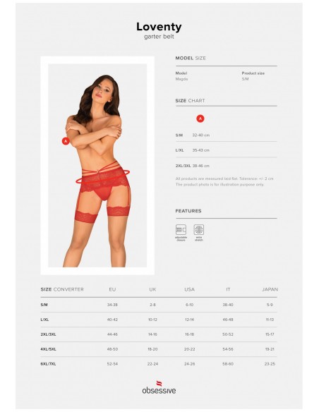 Loventy pas do pończoch - Pasy do pończoch i podwiązki - 9