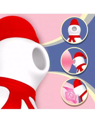 Stymulator- Snowman Red USB 10 functions - Stymulatory łechtaczki klasyczne - 7