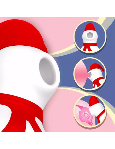 Stymulator- Snowman Red USB 10 functions - Stymulatory łechtaczki klasyczne - 7