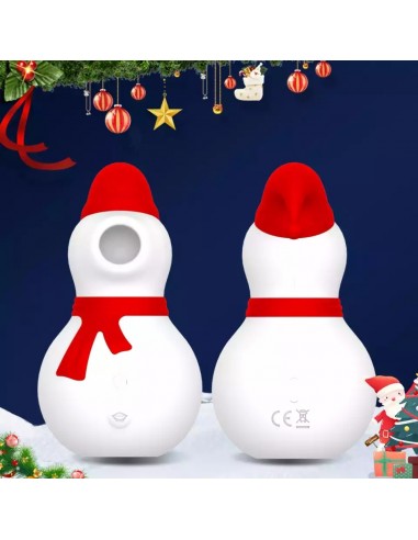 Stymulator- Snowman Red USB 10 functions - Stymulatory łechtaczki klasyczne - 10