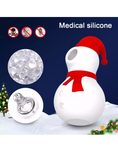 Stymulator- Snowman Red USB 10 functions - Stymulatory łechtaczki klasyczne - 11