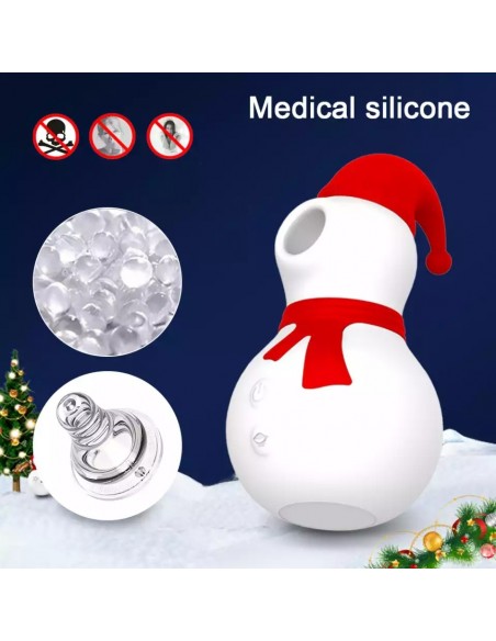 Stymulator- Snowman Red USB 10 functions - Stymulatory łechtaczki klasyczne - 11