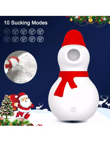 Stymulator- Snowman Red USB 10 functions - Stymulatory łechtaczki klasyczne - 12