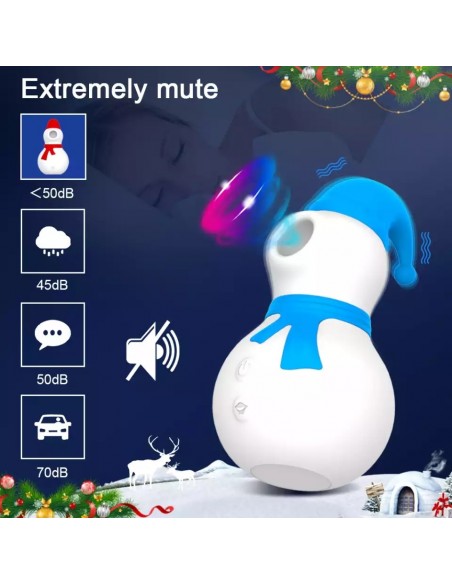 Stymulator- Snowman Blue USB 10 functions - Stymulatory łechtaczki klasyczne - 8