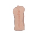 Masturbator waginalny Riley - manualny, z realistyczną teksturą TPE, długość 14,5 cm, elastyczne wejście 0,5-6 cm - 2