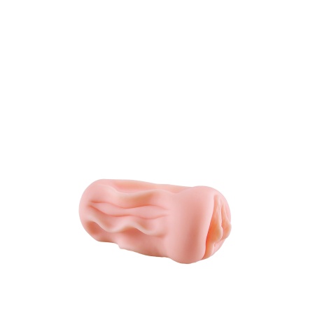 Masturbator waginalny Riley - manualny, z realistyczną teksturą TPE, długość 14,5 cm, elastyczne wejście 0,5-6 cm - 5
