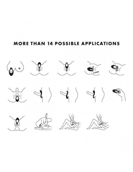 Endless Joy black - Stymulatory łechtaczki klasyczne - 5