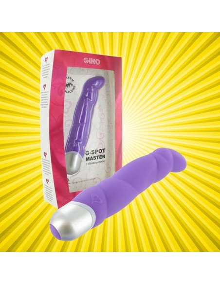 FeelzToys - Gino Vibrator Purple - Wibratory Punktu G - 1