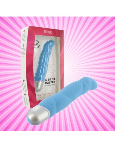 FeelzToys - Gino Vibrator Blue - Wibratory Punktu G - 1