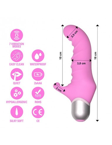 FeelzToys - Fonzie Vibrator Pink - Wibratory Punktu G - 4