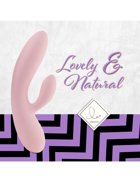 Wielofunkcyjny Wibrator Królik Lea Rabbit Vibrator Soft Pink - Wibratory Króliczki - 3
