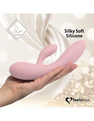 Wielofunkcyjny Wibrator Królik Lea Rabbit Vibrator Soft Pink - Wibratory Króliczki - 4