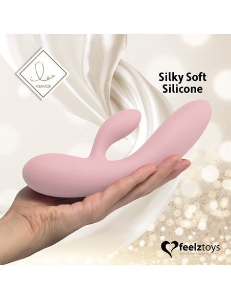 Wielofunkcyjny Wibrator Królik Lea Rabbit Vibrator Soft Pink - Wibratory Króliczki - 4