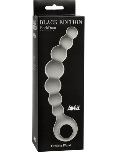 Plug-Anal Beads Flexible Wand Grey - Kulki analne, koraliki analne - 2