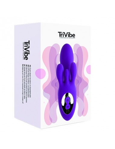 FeelzToys - TriVibe G-Spot Vibrator with Clitoral / Labia Stimulation Purple - Wibratory Punktu G - 5