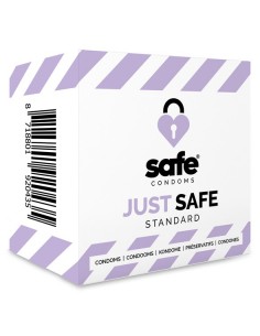 SAFE - Condoms Just Safe Standard (5 pcs) - Prezerwatywy klasyczne - 1