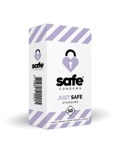 SAFE - Condoms Just Safe Standard (10 pcs) - Prezerwatywy klasyczne - 1