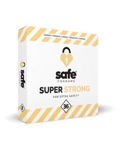 SAFE -  Condoms Super Strong for Extra Safety (36 pcs) - Prezerwatywy klasyczne - 1