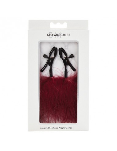 S/M - Enchanted Feather Nipple Clamps - Klamry i klipsy na sutki - 2