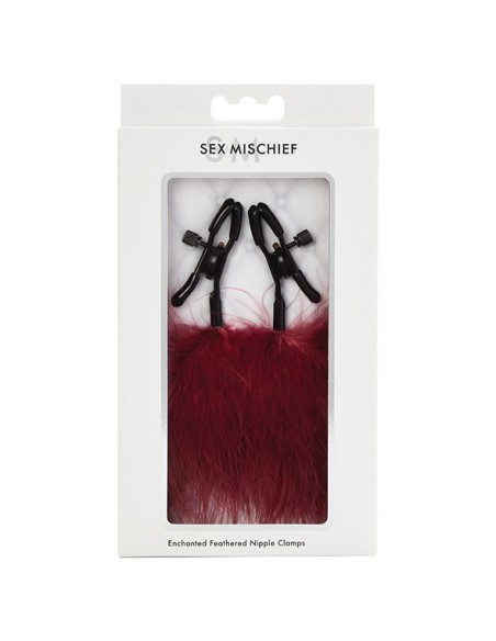S/M - Enchanted Feather Nipple Clamps - Klamry i klipsy na sutki - 2