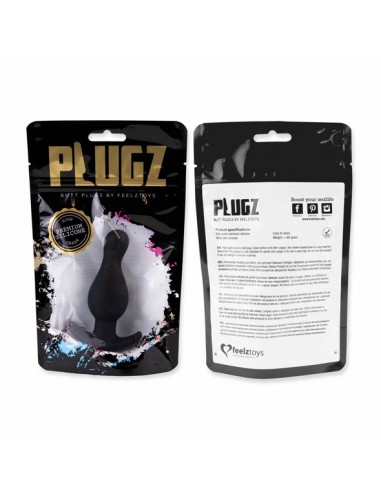 FeelzToys - Plugz Butt Plug Black Nr. 2 - Korki analne silikonowe - 3