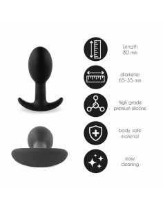 FeelzToys - Plugz Butt Plug Black Nr. 3 - Korki analne silikonowe - 1 2