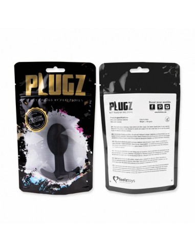 FeelzToys - Plugz Butt Plug Black Nr. 3 - Korki analne silikonowe - 3