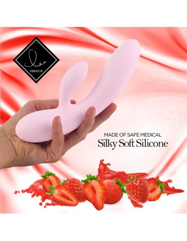 Wielofunkcyjny Wibrator Królik Lea Rabbit Vibrator Strawberry - Wibratory Króliczki - 4