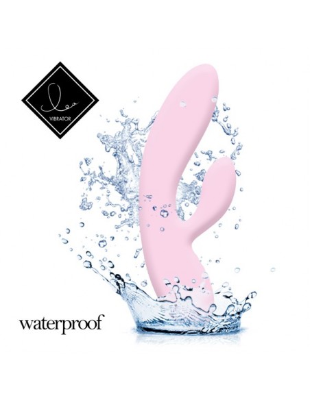 Wielofunkcyjny Wibrator Królik Lea Rabbit Vibrator Strawberry - Wibratory Króliczki - 5