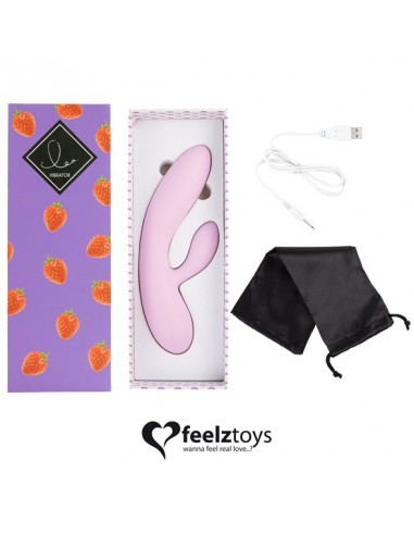 Wielofunkcyjny Wibrator Królik Lea Rabbit Vibrator Strawberry - Wibratory Króliczki - 8