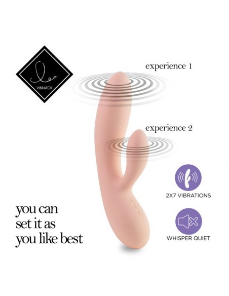 Wielofunkcyjny Wibrator Królik Lea Rabbit Vibrator Citrus - Wibratory Króliczki - 6