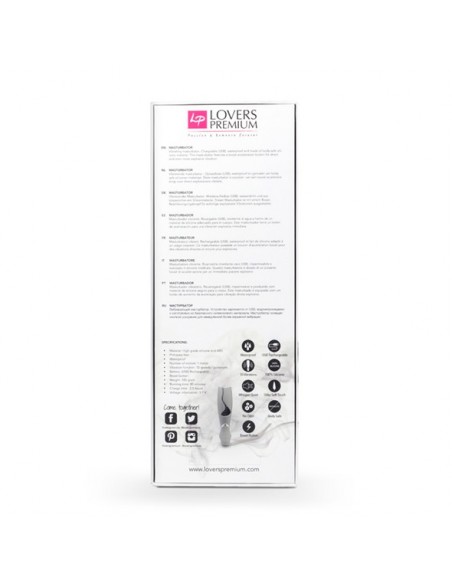 Loverspremium Vulcan Masturbator Grey - Masturbatory i Sztuczne pochwy - 4