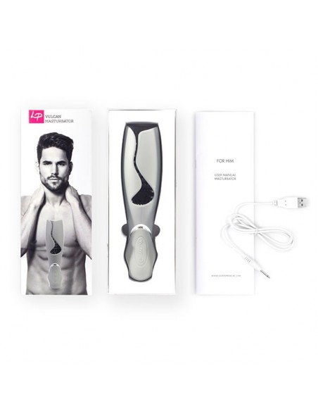 Loverspremium Vulcan Masturbator Grey - Masturbatory i Sztuczne pochwy - 5