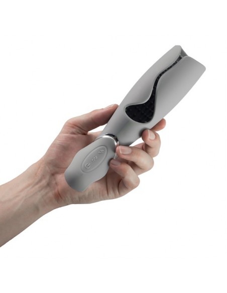 Loverspremium Vulcan Masturbator Grey - Masturbatory i Sztuczne pochwy - 10