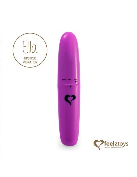 FeelzToys - Ella Lipstick Vibrator Purple - Stymulatory łechtaczki klasyczne - 2