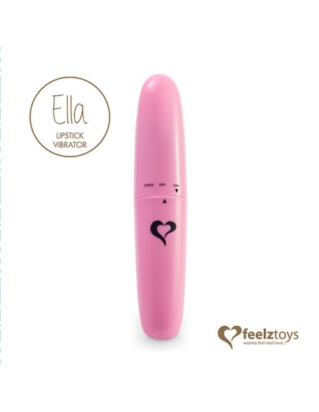 FeelzToys - Ella Lipstick Vibrator Pink - Stymulatory łechtaczki klasyczne - 2