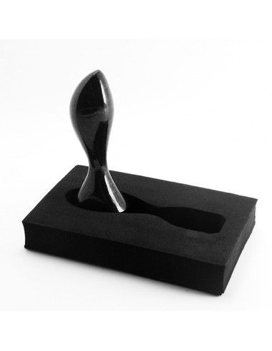 Laid - B.1 Stone Butt Plug Absolute Black - Korki analne silikonowe - 4