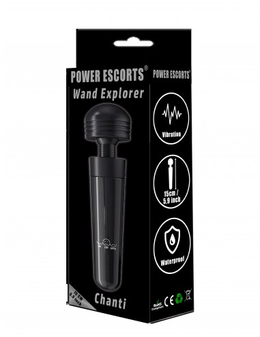 Wnd Explorer -Chanti-Vibrator 15cm-Black - Stymulatory łechtaczki klasyczne - 1