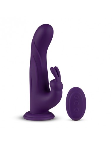 Wielofunkcyjny Wibrator Królik Whirl-Pulse Rotating Rabbit Vibrator / Remote Control Purple - Wibratory Króliczki - 1