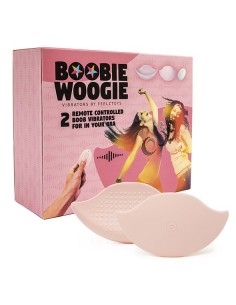 FeelzToys - Boobie Woogie Remote Controlled Boob Vibrators (2 pcs) - Stymulatory łechtaczki klasyczne - 1
