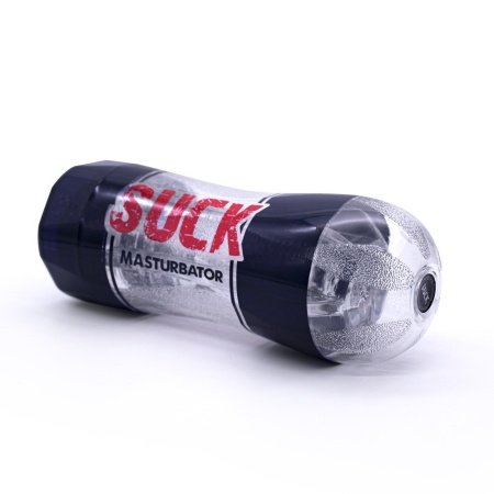 Masturbator Pussy 17 cm przezroczysty z funkcją ssania - 3