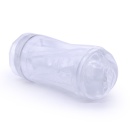 Masturbator Pussy 17 cm przezroczysty z funkcją ssania - 6