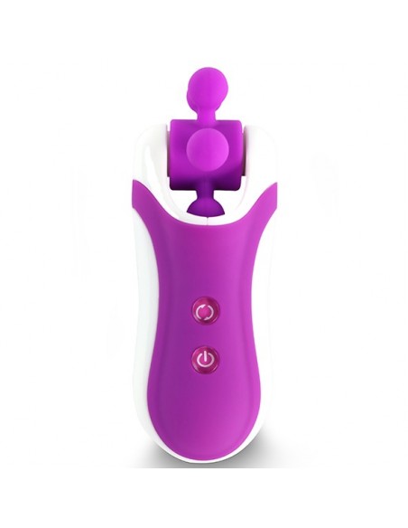 FeelzToys - Clitella Oral Clitoral Stimulator Purple - Stymulatory łechtaczki klasyczne - 2